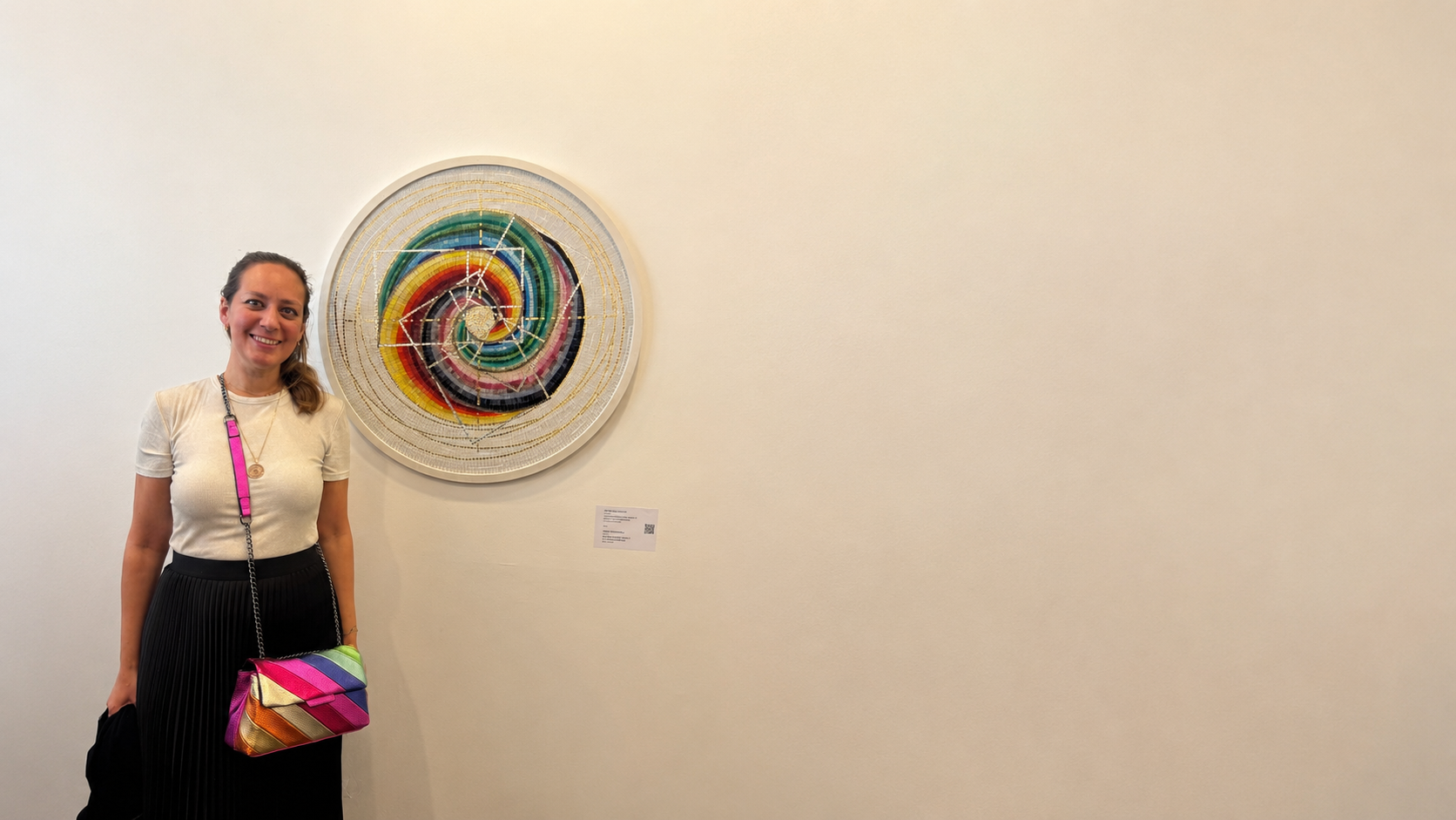 New World Symbol Version glass mosaic work by Serçin Mezhepoğlu